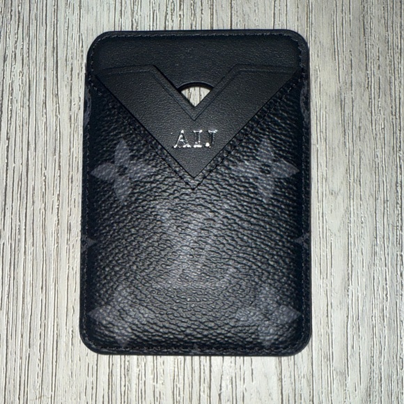 Louis Vuitton Other - Authentic Louis Vuitton Black Leather Card Holder